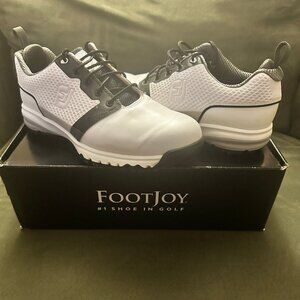 FootJoy Contour Fit Series Golf Shoes Men's Size 8 M White Gray 54091